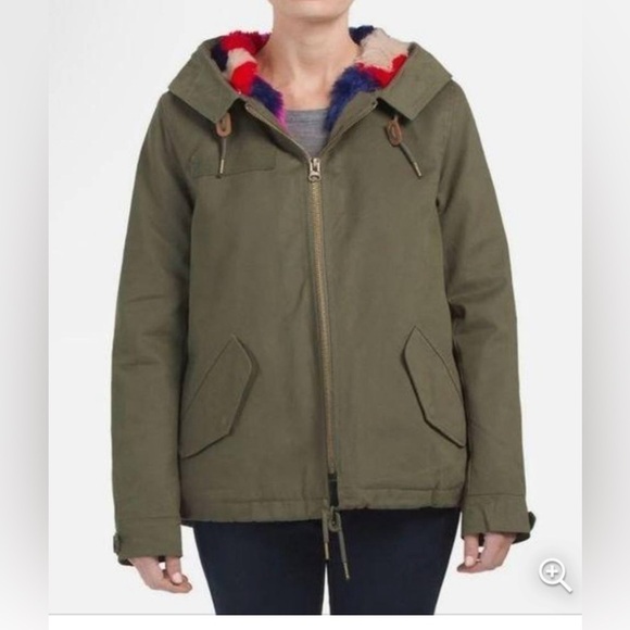 Belle Veré Military Parka Faux Fur - Picture 1 of 9